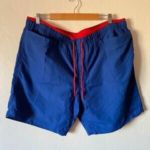 Duluth Men's Grab 9" Shorts Blue/Red Size 2XL